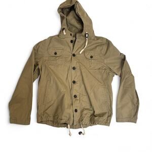 Goodale khaki hooded jacket Size XL